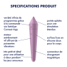 Stimulateur de Clitoris Ultra Power Bullet 8 – Satisfyer – Lilas
