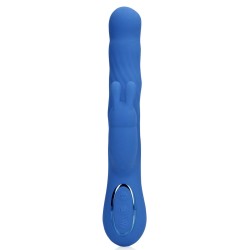 Vibro Rabbit Jetset – 14 x 3,5 cm Bleu