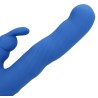 Vibro Rabbit Jetset – 14 x 3,5 cm Bleu