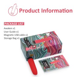 Stimulateur Vibro Awaken – Contrôle à distance – 9,5 x 2,4 cm