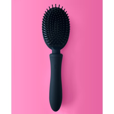 Brosse à Cheveux Vibrante Vibraliss – 11,5 x 3,3 cm Noir