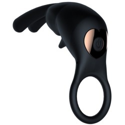 Cockring Vibrant Good Rabbit – Noir 25 mm