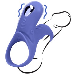 Stimulateur Clitoris avec Cockring Tamyablue
