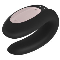 Stimulateur Connecté Double Joy – Satisfyer Noir