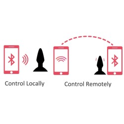 Plug vibrant contrôle à distance EQUINOX – 9 x 3,5 cm