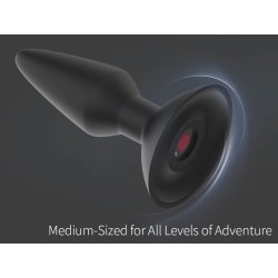 Plug vibrant contrôle à distance EQUINOX – 9 x 3,5 cm