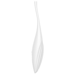 Stimulateur Twirling Joy Satisfyer – 17 cm – Blanc