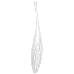 Stimulateur Twirling Joy Satisfyer – 17 cm – Blanc