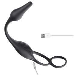 Ballstretcher et plug vibrant Wedia Vibes – 7 x 2,6 cm