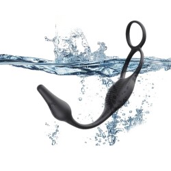 Ballstretcher et plug vibrant Wedia Vibes – 7 x 2,6 cm