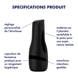 Masturbateur Satisfyer Men Classic – Noir
