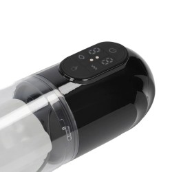 Masturbateur TechnoThrust – Vibrations et succion – Noir