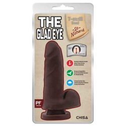 Gode réaliste The Glad Eye – 11 x 3 cm – Marron