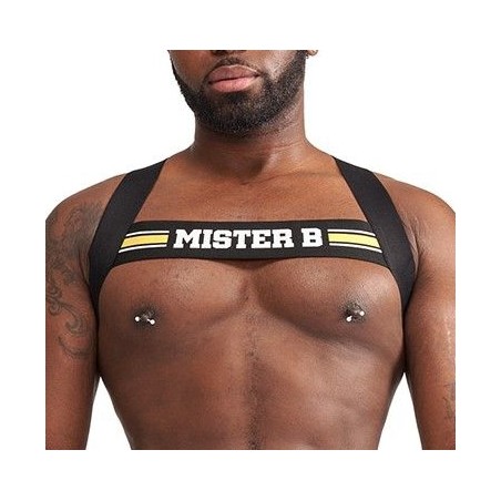 Harnais Élastique X-Back – Noir & Jaune