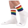 Chaussettes Half Socks Rainbow – Blanches