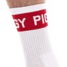 Chaussettes Piggy Fetish Half Socks Barcode Berlin – Blanches