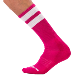 Chaussettes Gym Socks – Rose & Blanc