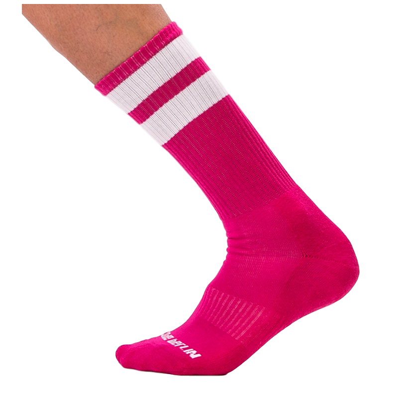 Chaussettes Gym Socks – Rose & Blanc
