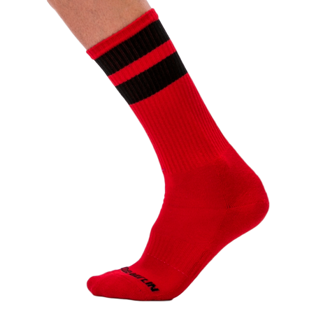 Chaussettes Gym Socks – Rouge & Noir