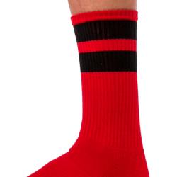 Chaussettes Gym Socks – Rouge & Noir