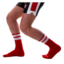 Chaussettes Gym Socks – Rouge & Blanc