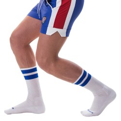 Chaussettes Gym Socks – Blanc & Bleu