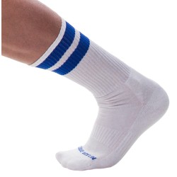 Chaussettes Gym Socks – Blanc & Bleu