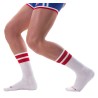 Chaussettes Gym Socks – Blanc & Rouge