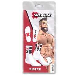 Chaussettes Fister SneakXX – Blanches