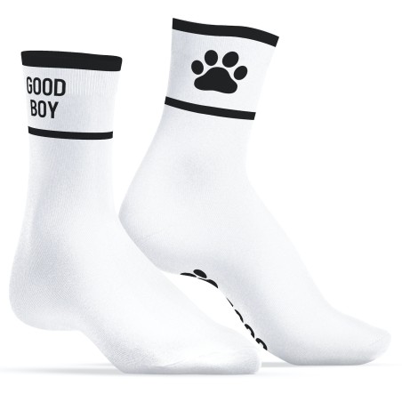 Chaussettes Good Boy – Blanc & Noir