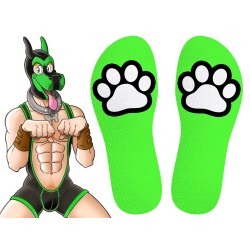 Chaussettes Paw Kinky Puppy – Vertes