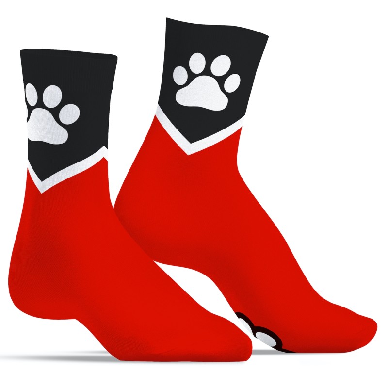 Chaussettes Paw Kinky Puppy – Rouges