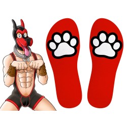 Chaussettes Paw Kinky Puppy – Rouges