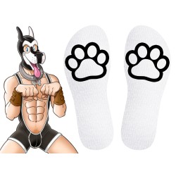 Chaussettes Paw Kinky Puppy – Blanches