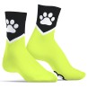 Chaussettes Paw Kinky Puppy – Jaunes Fluo