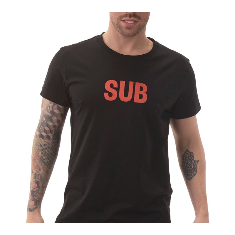 T-shirt Sub Barcode Berlin – Noir