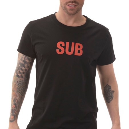T-shirt Sub Barcode Berlin – Noir