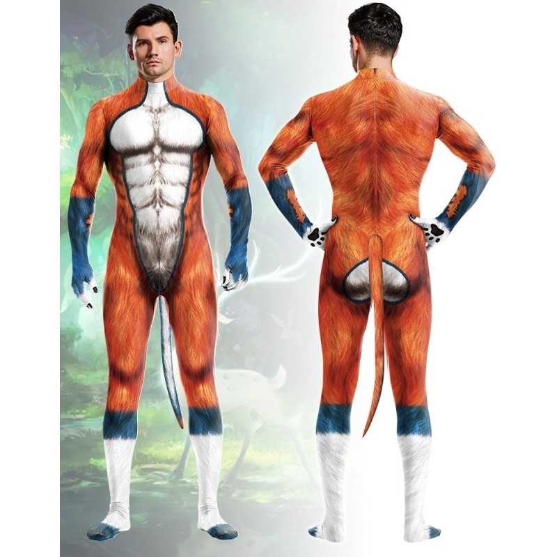 Combinaison Cosplay Chien Wild Dog – Orange
