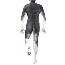 Combinaison Cosplay Chien Husky – Gris
