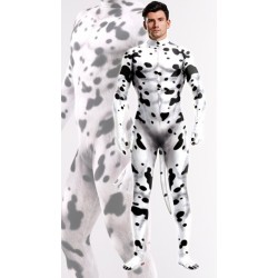 Combinaison Cosplay Chien Dalmatien – Noir & Blanc