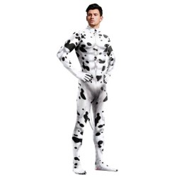 Combinaison Cosplay Chien Dalmatien – Noir & Blanc
