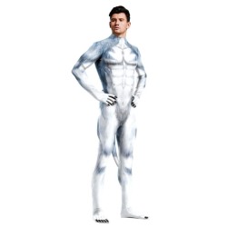 Combinaison Cosplay Chien Husky – Bleu & Gris