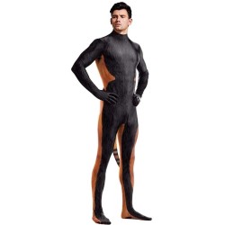 Combinaison Cosplay Panda Roux Raccoon – Noir & Orange