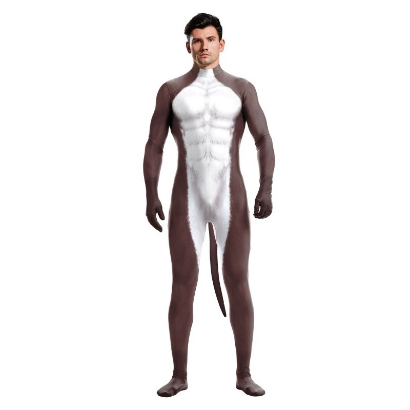 Combinaison Cosplay Âne Donkey – Blanc & Marron