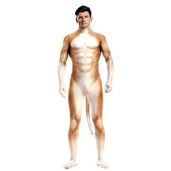 Combinaison Cosplay Shiba Dog – Blanc & Feu