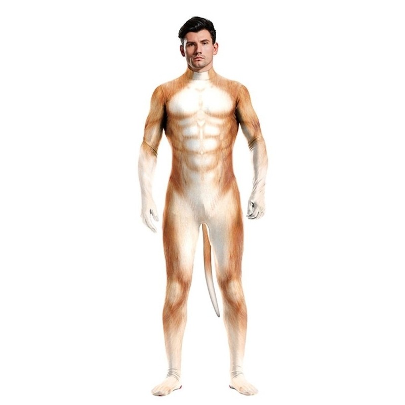 Combinaison Cosplay Shiba Dog – Blanc & Feu