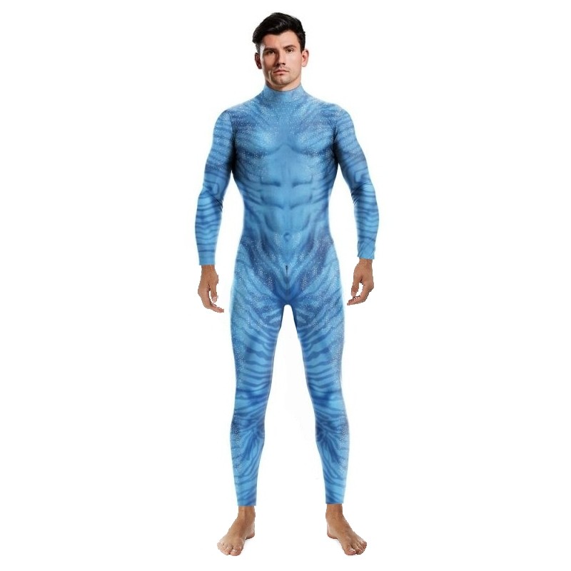 Combinaison Cosplay Sous les mers Fish – Bleue