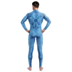 Combinaison Cosplay Sous les mers Fish – Bleue