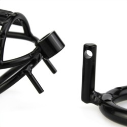 Cage de Chasteté SAMOURAI – 11 x 5,5 cm Noire