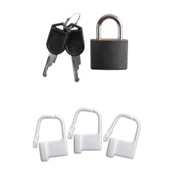 Cage de chasteté + Plug Cock Blocker – 12,5 x 4,5 cm – Noire